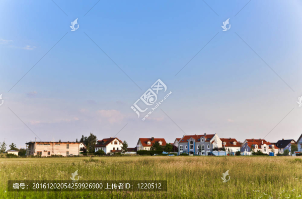 美麗的住宅區(qū)在慕尼黑的性質(zhì)