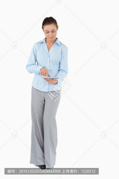 商人與平板