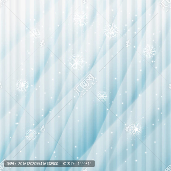 雪花和星星的冬季背景
