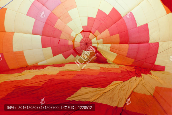 熱氣球充氣