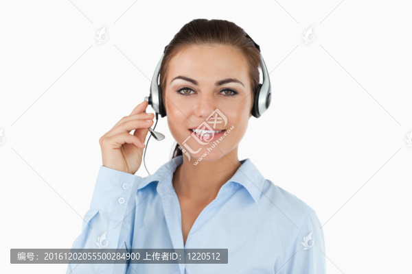 呼叫中心代理和客戶