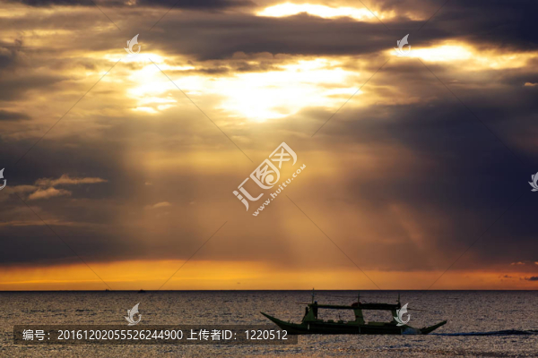 海洋日落景觀