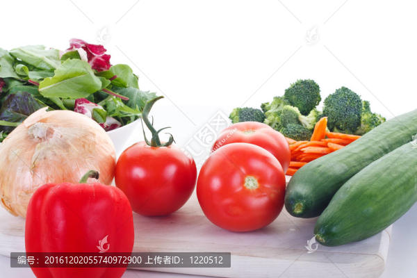 新鮮蔬菜配沙拉蔬菜