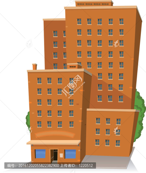 卡通大建筑