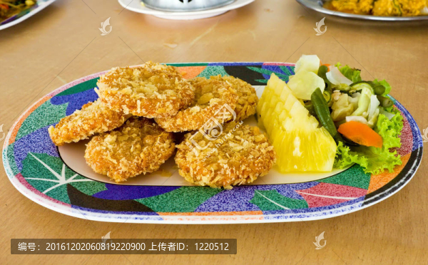 咖喱魚餅