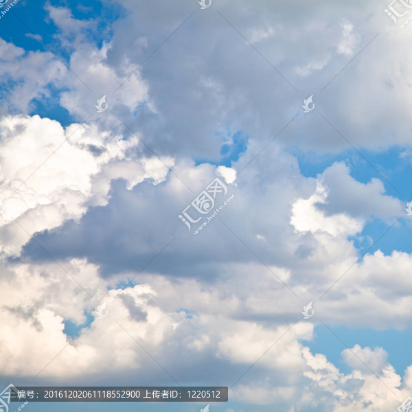 藍色的天空和白云