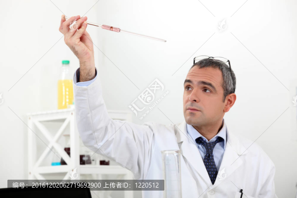 實驗室助理的肖像