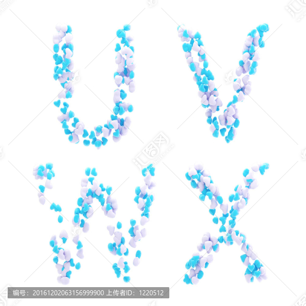 情人節(jié)的心字母