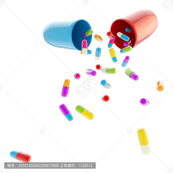 一個巨大的孤立的醫(yī)學(xué)藥丸