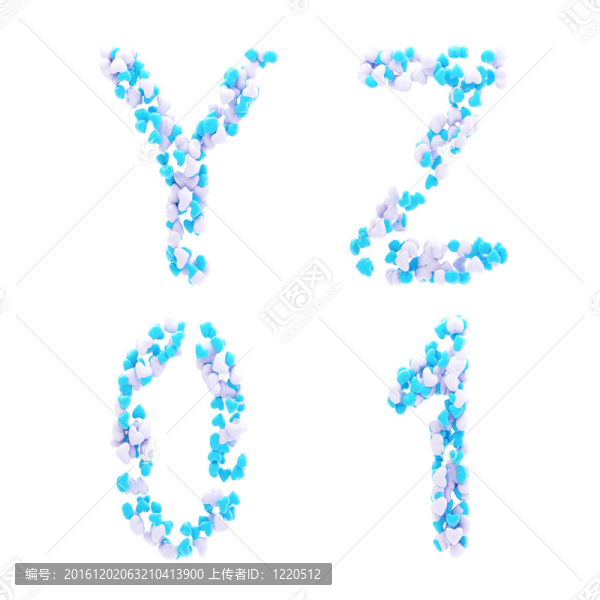 情人節(jié)的心字母