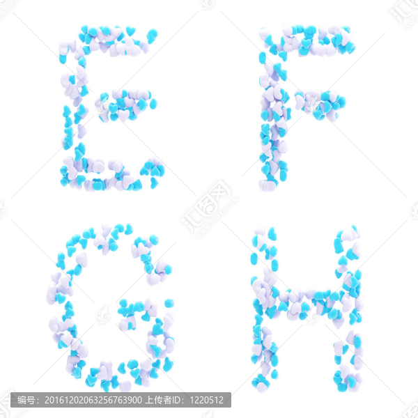 情人節(jié)的心字母