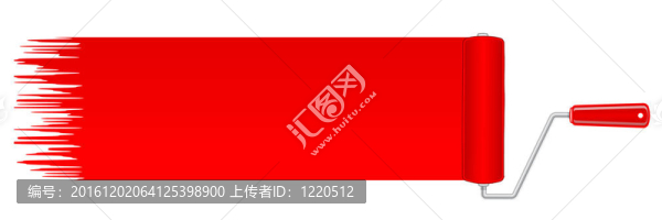 紅漆輥和紅點