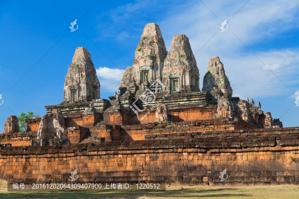 在吳哥寺復雜的古代Banteay,Kdei