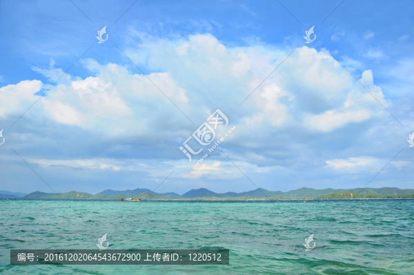 泰國普吉島附近的海景