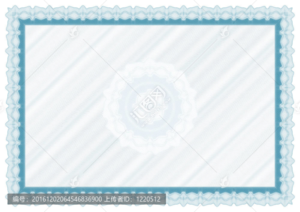 玫瑰空白證書