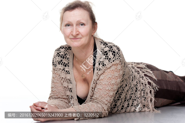一位老年婦女的肖像