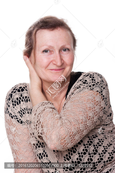 一位老年婦女的肖像