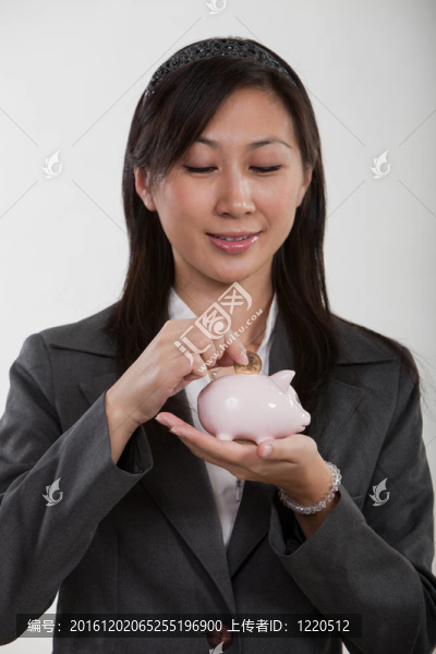 二十幾歲的漂亮的越南女商人