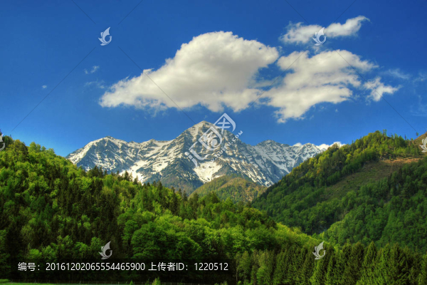 美麗的高山景觀