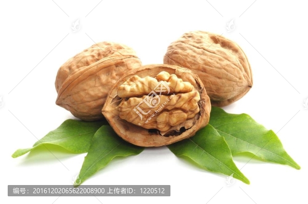 一個(gè)核桃的特寫