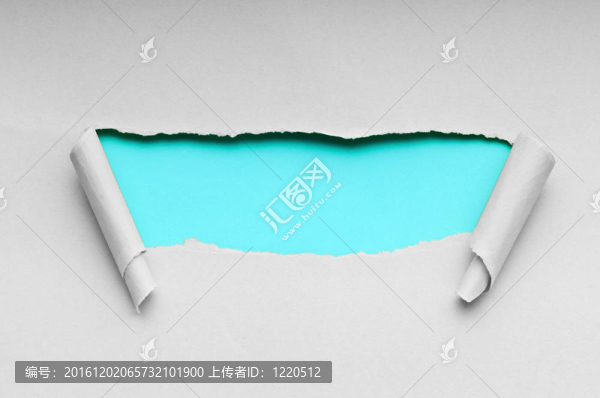 撕裂的紙與空間為您的信息