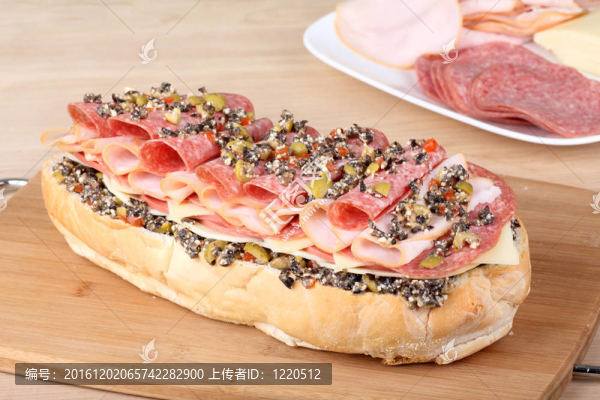 肉餡面包