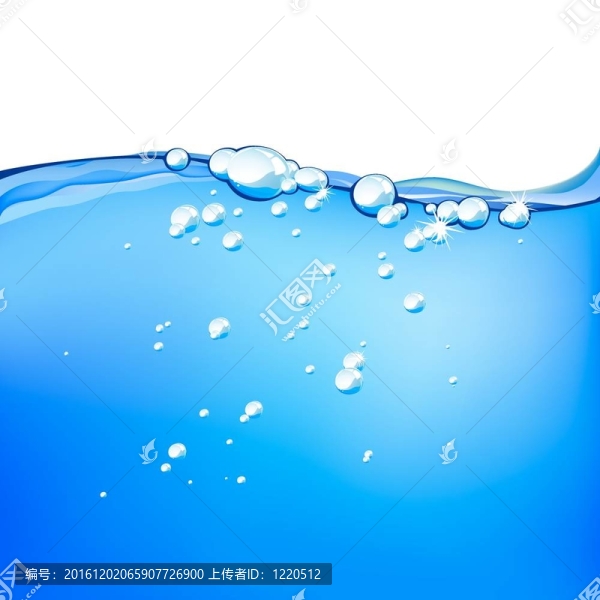 藍(lán)色的水