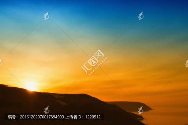 浪漫的日落