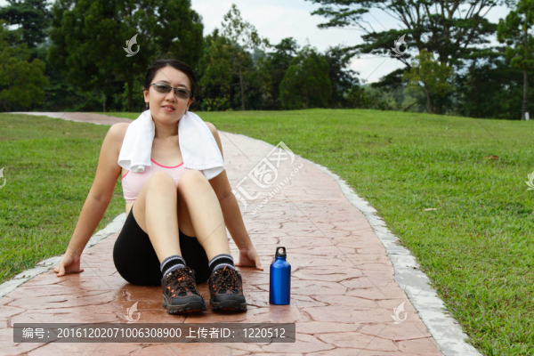 健身的女人