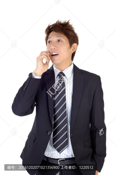 興奮的年輕經(jīng)理