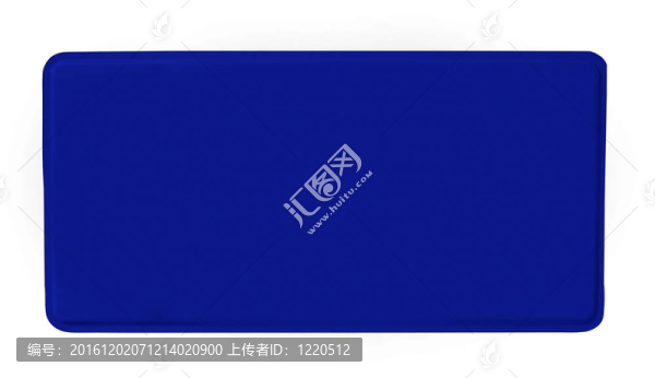 空白車牌藍(lán)