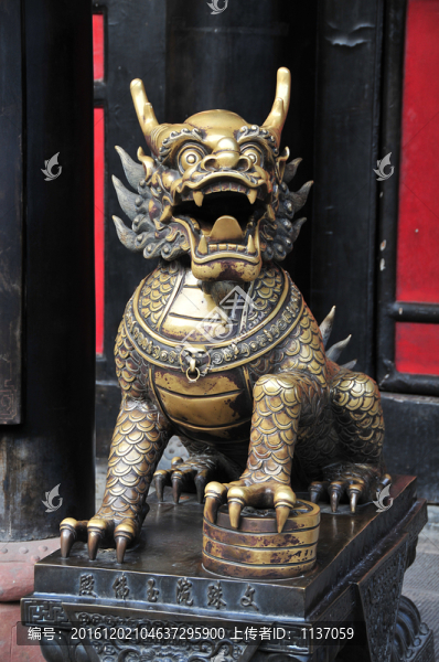 成都文殊院,麒麟