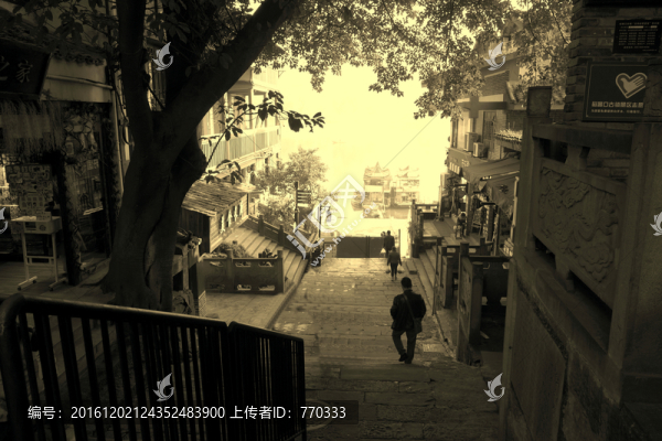 重慶磁器口古鎮(zhèn),水碼頭