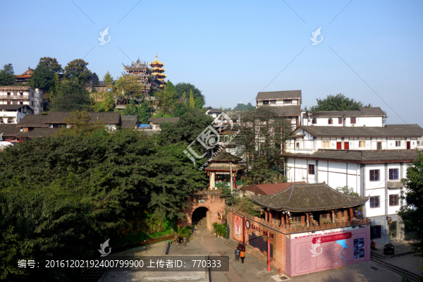 重慶磁器口古鎮(zhèn),清水門
