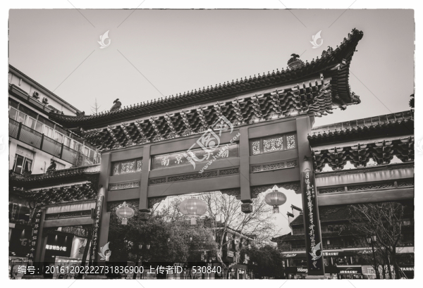 南京秦淮河老照片