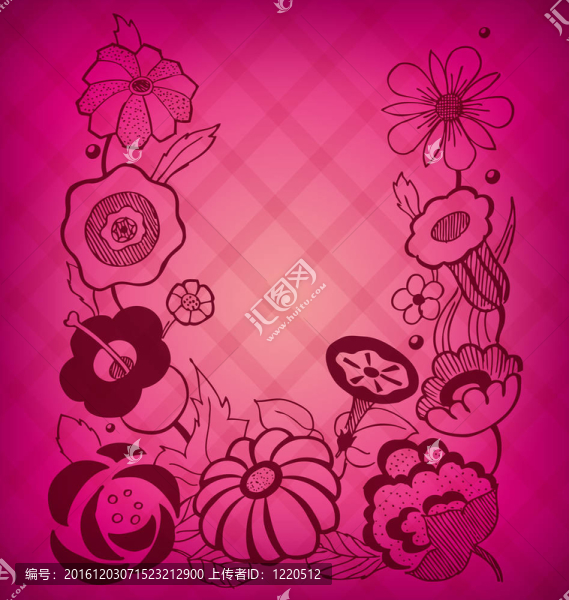 紫紅色花的背景