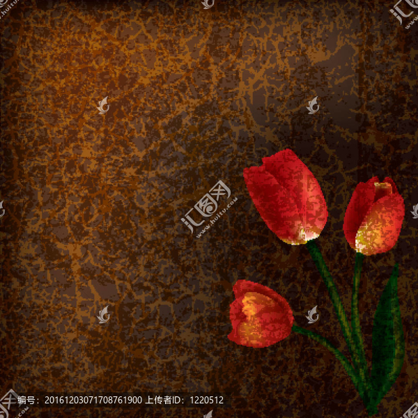 摘要花卉插圖