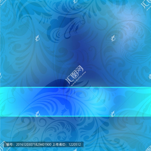 藍(lán)色框架上無縫花卉舊貨背景