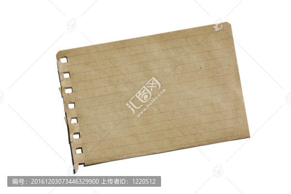 棕色的筆記本紙