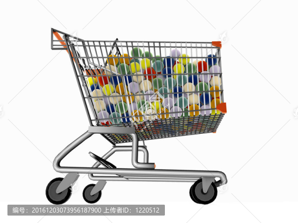 塑料球購物車