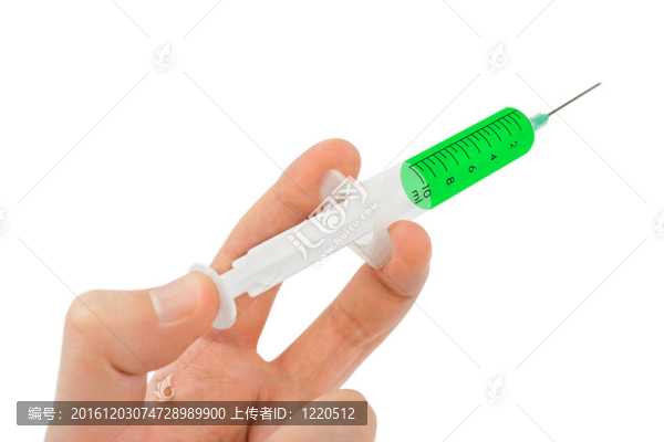 注射器在手