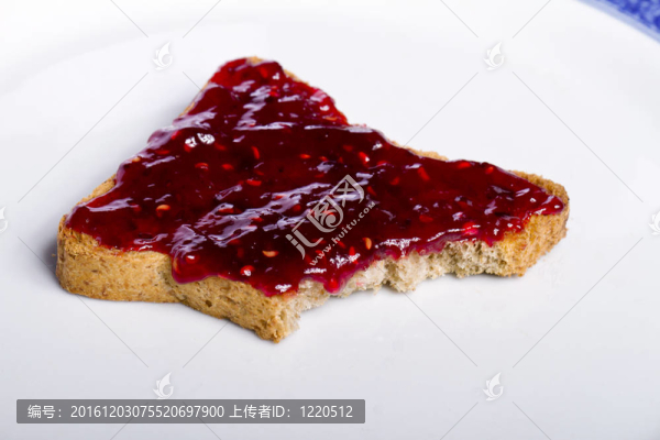 烤面包和果醬