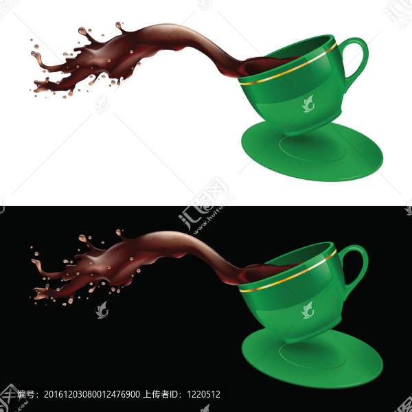 咖啡濺