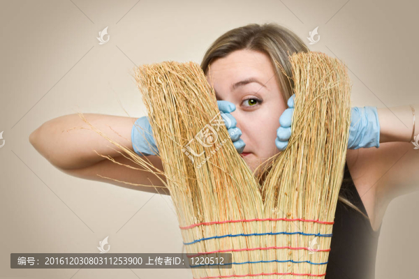 魅力和性感的家庭主婦