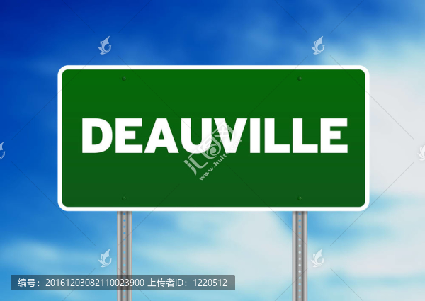 綠色路標(biāo)-,Deauville；法國