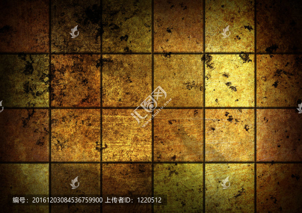 蹩腳的金色馬賽克