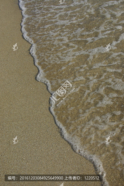在海灘上