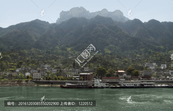 水邊的風(fēng)景在揚(yáng)子江在中國
