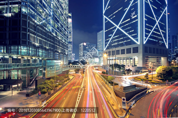 高速交通和模糊光路