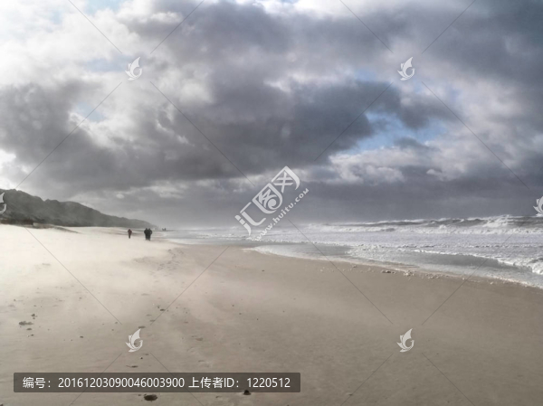 德國(guó)北部的海灘風(fēng)景
